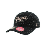 Vegas Golden Knights Women's Script Embroidered Polka Dot Cap