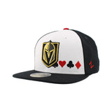 Vegas Golden Knights Card Suits Flat Cap