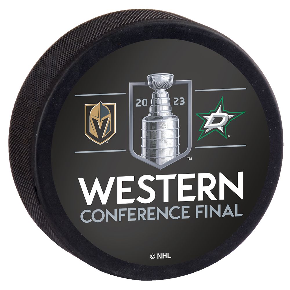 2023 Vegas Golden Knights Western Conference Final Dueling Puck