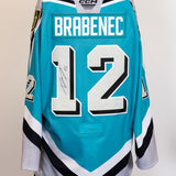 Game-Issued:#12 Jakub Brabenec Signed Thunder Knight Jersey-346