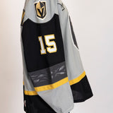 Game-Worn:#15 Jake Leschsyhn Gray Jersey-479