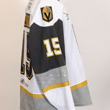 Game-Worn:#15 Christoffer Sedoff White Jersey-494