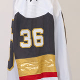 Game-Issued: #36 Tye McGinn White Set 1 Jersey 2019/20 Season-4801