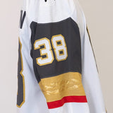 Game-Issued: #38 Jordan Gustafsson White Set 1 2023/24 Season-16979