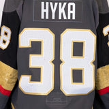 #34 Tomas Hyka Gray Appearance Jersey-18365