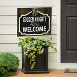 Vegas Golden Knights "Fans Welcome" Yard Sign