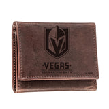 Vegas Golden Knights Leather Tri-Fold Wallet