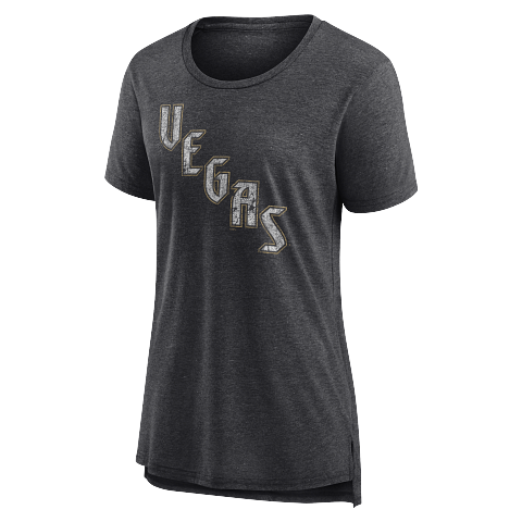 Vegas Golden Knights Fanatics Womens 2022-23 Reverse Retro Tri-Blend Tee