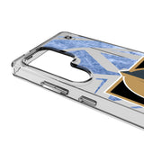 Vegas Golden Knights Ice Tilt Clear Phone Case for Samsung Galaxy