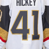 Game-Issued: #41 Brandon Hickey White Set 1 Jersey 2023/24 Season-16982