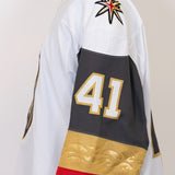 Game-Issued: #41 Brandon Hickey White Set 1 Jersey 2023/24 Season-16982