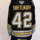 Game-Worn:#42 Alex Swetlikoff House Henderson Jersey-387