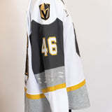 Game-Worn:#46 Jonas Rondbjerg White Jersey-491