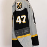 Game-Worn:#47 Grigori Denisenko Gray Jersey-524