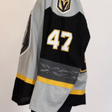 Game-Worn:#47 Grigori Denisenko Gray Jersey-524