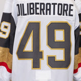 Game-Issued: #49 Peter Diliberatore White Circa Set Jersey 2022/23 Season-14951