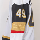 Game-Issued: #49 Peter Diliberatore White Circa Set Jersey 2022/23 Season-14951
