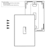 Vegas Golden Knights Stripe Hidden-Screw Light Switch Plate