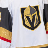Game-Issued: #4 Mason Geertsen White Set 1 Jersey 2023/24 Season-16953