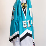 Game-Issued:#51 Byron Froese Signed Thunder Knight Jersey-347