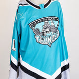 Game-Issued:#51 Byron Froese Signed Thunder Knight Jersey-347