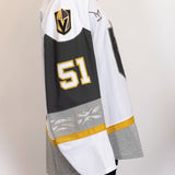 Game-Worn:#51 Byron Froese White Jersey-543