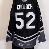 Game-Issued:#52 Artur Cholach Video Game Knight Jersey-432