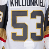 Game-Issued: #53 Marcus Kallionkeli White Circa Set Jersey 2022/23 Season-14950