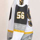 Game-Worn:#56 Sheldon Rempal White Jersey-451
