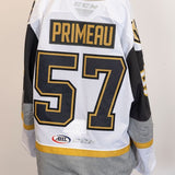 Game-Worn:#57 Mason Primeau White Jersey-449