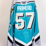 Game-Worn:#57 Mason Primeau Signed Thunder Knight Jersey-335