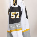 Game-Worn:#57 Mason Primeau White Jersey-457