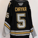 Game-Worn:#5 Daniil Chayka House Henderson Jersey-388