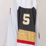 Game-Issued: #5 Daniil Chayka White Circa Set Jersey 2022/23 Season-14966