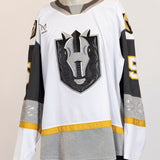 Game-Worn:#5 Daniil Chayka White Jersey-535