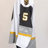 Game-Worn:#5 Daniil Chayka White Jersey-535