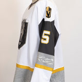Game-Worn:#5 Daniil Chayka White Jersey-548