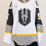 Game-Worn:#5 Daniil Chayka White Jersey-548