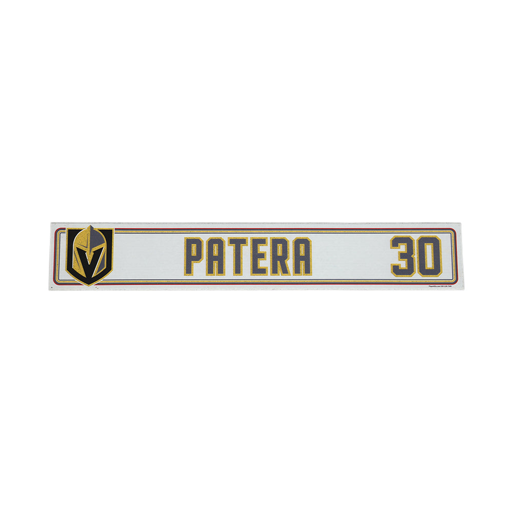 #30 Jiri Patera Home Nameplate - 18773