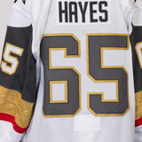 Game-Issued: #65 Zach Hayes White Circa Set Jersey 2022/23 Season-14964