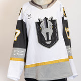 Game-Worn:#67 Tyler Benson White Jersey-450