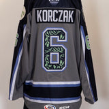 Game-Issued:#6 Kaedan Korczak Donate Life Jersey-532