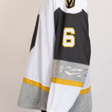 Game-Issued:#6 Kaedan Korczak White Jersey-515