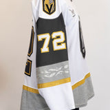 Game-Worn:#72 Gage Quinney White Jersey-496
