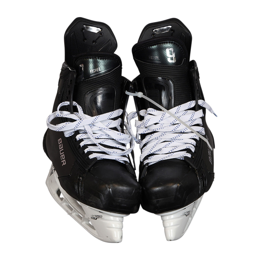 Game-Used: #9 Jack Eichel Skates - 18833