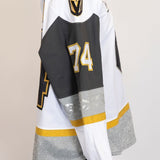 Game-Issued:74 Noah Carroll White Jersey-484