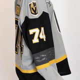 Game-Worn:#74 Noah Carroll Gray Jersey-540