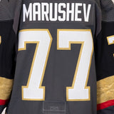 Game-Issued: #77 Maxim Marushev Gray Set 1 Jersey 2021/22 Season-11958