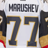 Game-Issued: #77 Maxim Marushev White Set 1 Jersey 2022/23 Season-15581