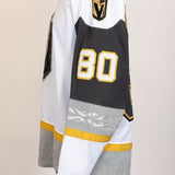 Game-Worn:#80 Ryan Dzingel White Jersey-455